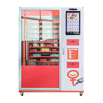 Çin Fabrikası En İyi Kalite Fast Food Kutusu Öğle Yemeği Otomatı Asansörlü Otomatik Sıcak Yemek Pizza Yemek Çorbası